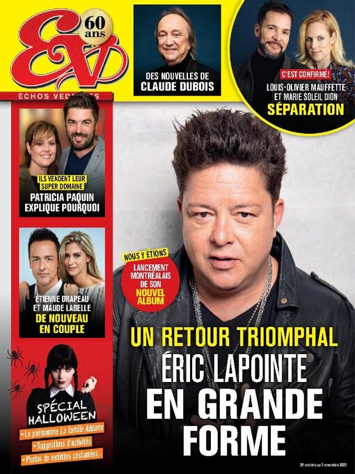 Title details for Échos Vedettes by TVA Publications Inc. - Available